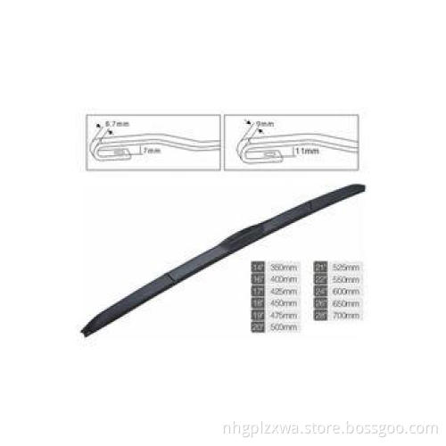 Universal Front Windshield Wiper Blade Durable Silicone for